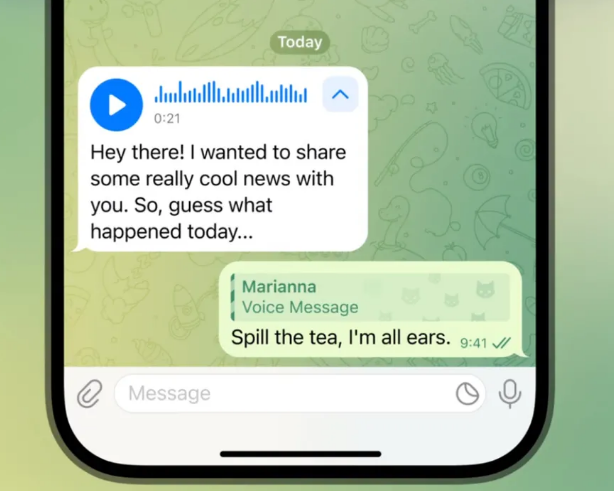 图片[1]Telegram中文官網-電報下載電報可以語音轉文字嗎？怎麼語音訊息轉為文字